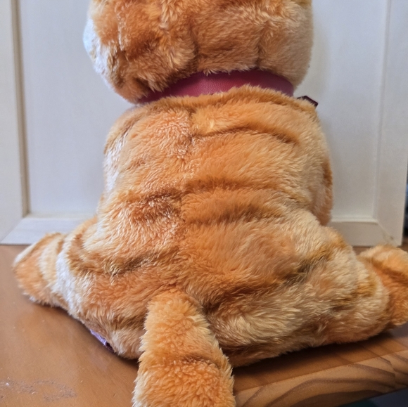 Vintage 2004 Garfield Plush Toy with Collar - Picture 6 of 10